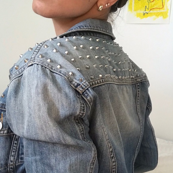 ARITZIA studded jean jacket - Picture 4 of 4